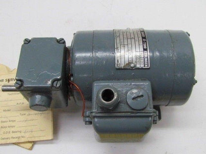 Eberhard Bauer D-7300 Esslinger K7747813 DU 34 Z1/98-MF 1.4Rpm Motor 220/380V