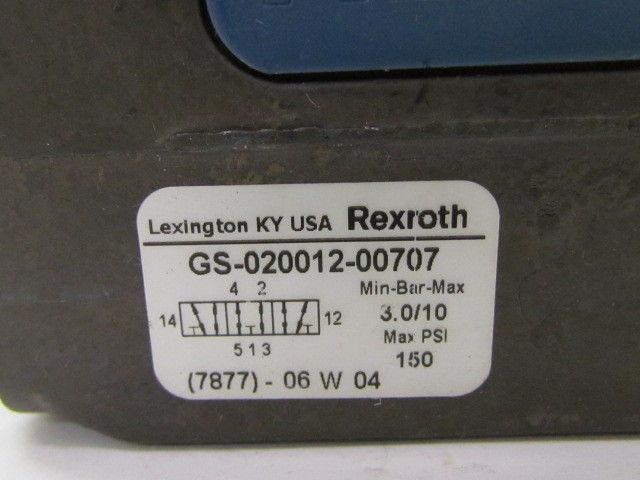 Rexroth Ceram GS-020012-00707 110VAC Pneumatic Solenoid Valve