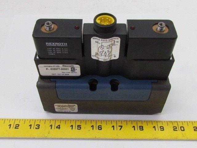 Rexroth Ceram GS-020012-00707 110VAC Pneumatic Solenoid Valve