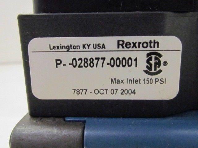 Rexroth Ceram GS-020012-00707 110VAC Pneumatic Solenoid Valve