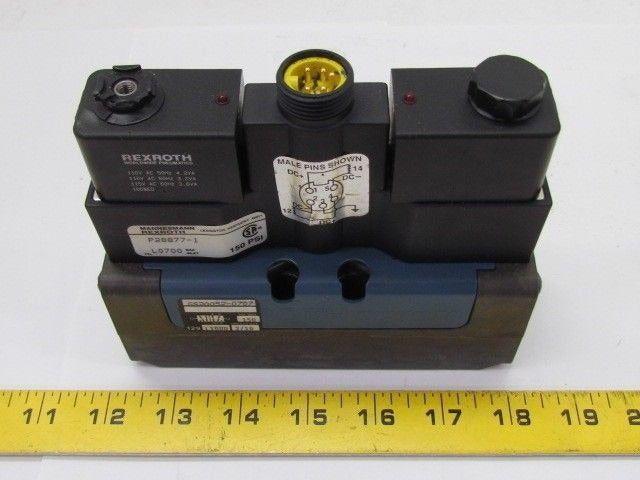 Rexroth Ceram GS-20052-0707 110VAC Pneumatic Solenoid Valve
