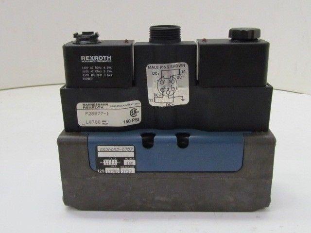 Rexroth Ceram GS-20052-0707 110VAC Pneumatic Solenoid Valve