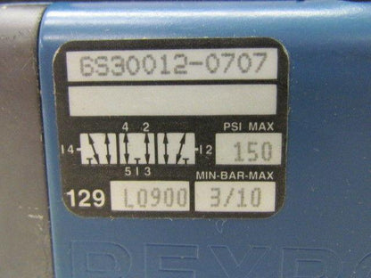 Rexroth Ceram GS30012-0707 GS-030012-00707 110VAC Pneumatic Solenoid Valve
