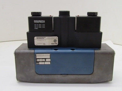 Rexroth Ceram GS30012-0707 GS-030012-00707 110VAC Pneumatic Solenoid Valve