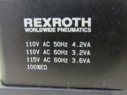Rexroth Ceram GS30012-0707 GS-030012-00707 110VAC Pneumatic Solenoid Valve