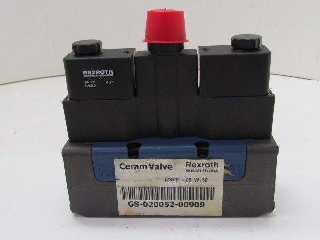 Rexroth Ceram GS-020052-00909 24VDC Pneumatic Solenoid Valve