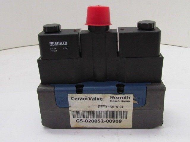 Rexroth Ceram GS-020052-00909 24VDC Pneumatic Solenoid Valve