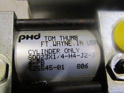 PHD Slide Cylinder SDD23X1/4-J2-J6-PB 525545-01 806 NEW