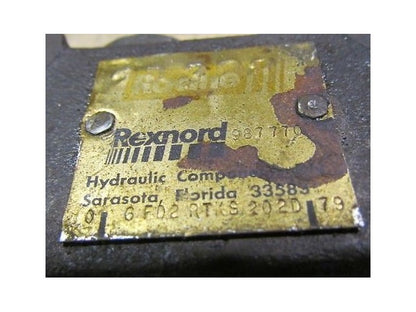 Racine Rexnord 987770 0 6FD2 RTKS 202D 79 Hyd Valve