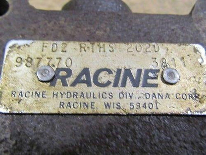 Racine Hydraulics Rexnard 987770 FD2 RTHS 202D Valve