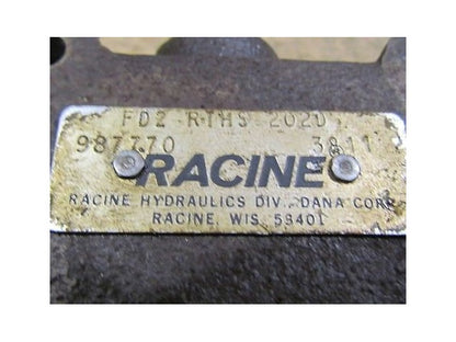 Racine Hydraulics Rexnard 987770 FD2 RTHS 202D Valve