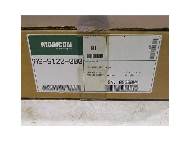 AEG Modicon AS-5120-000 Key Board Bezel Assy NEW