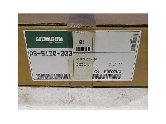 AEG Modicon AS-5120-000 Key Board Bezel Assy NEW