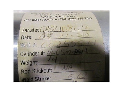 Milco AWGSM-891-C 456-10020-04 NEW