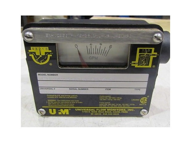 Universal Flow Monitors SX-VIB6GM-4FS-32V1.0-A3WL-ST-2D