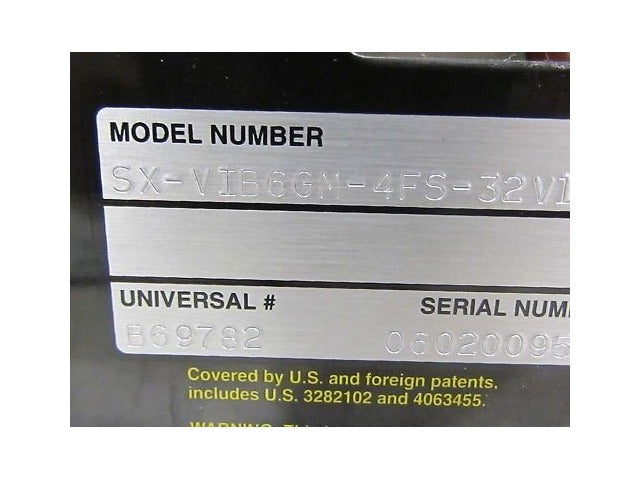 Universal Flow Monitors SX-VIB6GM-4FS-32V1.0-A3WL-ST-2D