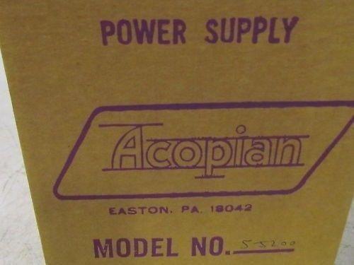 Acopian 5J200 Regulated Power Supply NIB