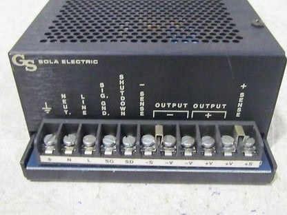 EGS Sola Hevi-Duty Power Supply 86-05-325 5V AT 25A