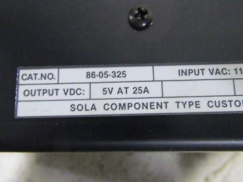 EGS Sola Hevi-Duty Power Supply 86-05-325 5V AT 25A