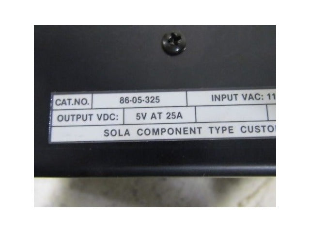 EGS Sola Hevi-Duty Power Supply 86-05-325 5V AT 25A