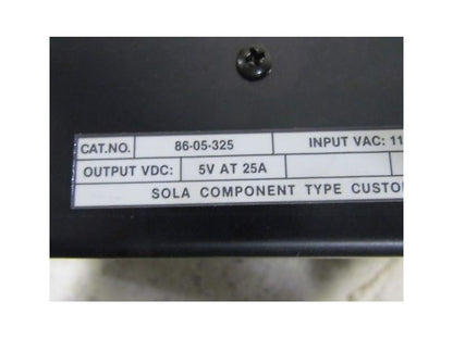EGS Sola Hevi-Duty Power Supply 86-05-325 5V AT 25A