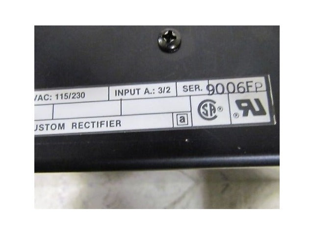 EGS Sola Hevi-Duty Power Supply 86-05-325 5V AT 25A