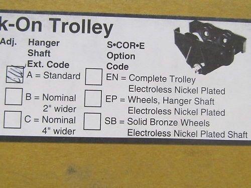 Ingersoll Rand PT005 1/2 ton Beam Trolley 2.6-4.6" Flange