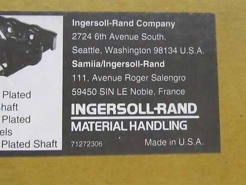 Ingersoll Rand PT005 1/2 ton Beam Trolley 2.6-4.6" Flange