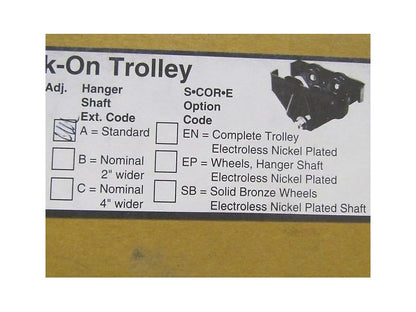 Ingersoll Rand PT005 1/2 ton Beam Trolley 2.6-4.6" Flange