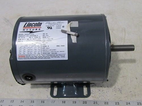 Lincoln Motor 3/4HP 230/460V 3PH Frame: 56-70 Totally Enclosed Auto Duty