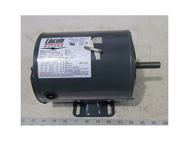 Lincoln Motor 3/4HP 230/460V 3PH Frame: 56-70 Totally Enclosed Auto Duty