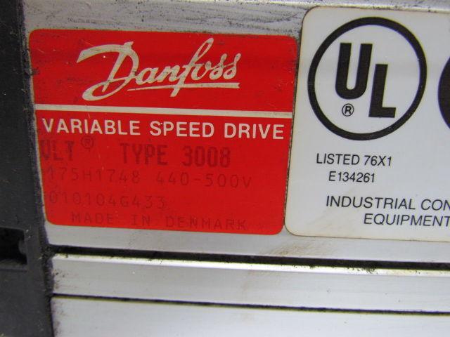 Danfoss VLT 3008 Reversing Variable Speed Drive 175H1748 440-500v