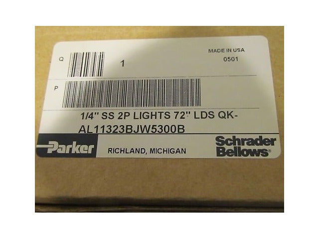 Parker Schrader Bellows AL11323BJW5300B ALL NIB