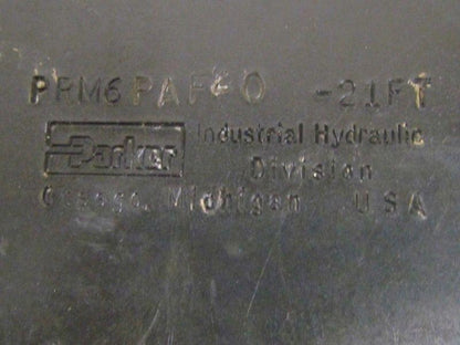 Parker Hydraulic PRM6PAF20-21FT Valve NEW