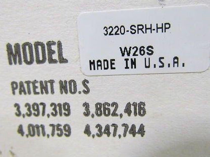 Dwyer Photohelic Pressure Switch 3000 Series 3220-SRH-HP 0-20 psi NIB