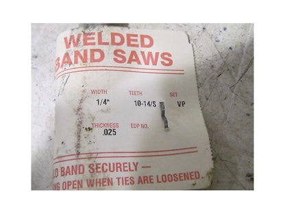 Starrett Band Saw Blade 13'6"x 1/4"x.025" 10-14/S teeth