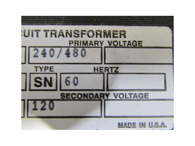 A-B Allen Bradley 1497-N40 Control Circuit Transformer