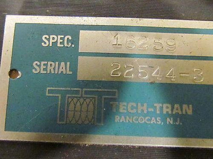 Tech-Tran Transformer 16259 22544-3 NEW