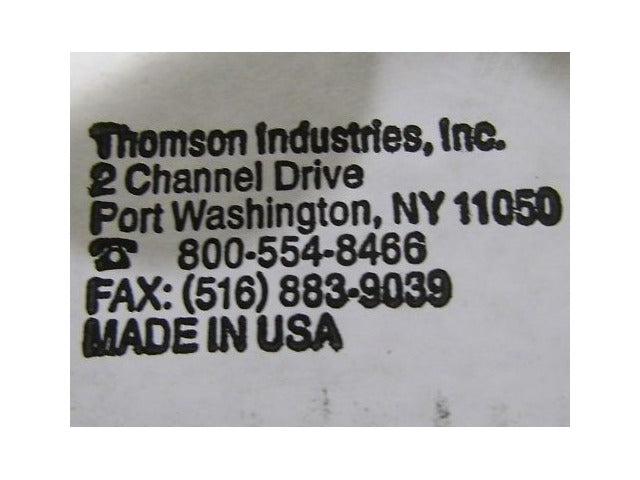 Thomson Shaft Support Rail SR 16 PD 2-12"
