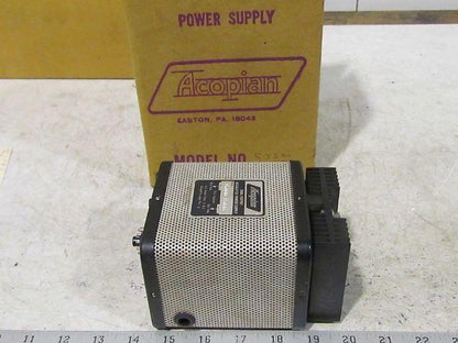 Acopian Dual Output Regulated Power Supply 15J70D-15J70D NIB