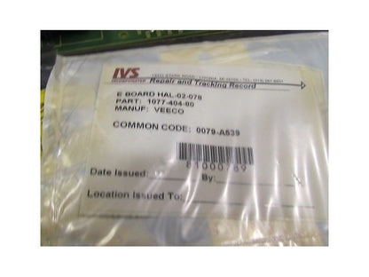 Veeco HAL-02-078 CM1 R-B E Board 0079-a539