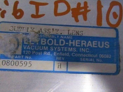 Leybold Heraeus 0800595 Rev H Lens Power Supply Assy