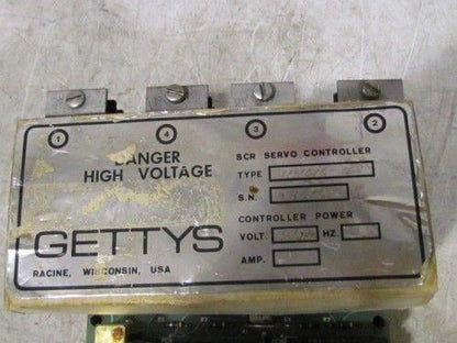 Getty SCR Servo Controller 11-1010-143 Base Unit