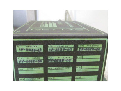 Gettys 7133 Three Phase Half Wave Controller 66-1175-06