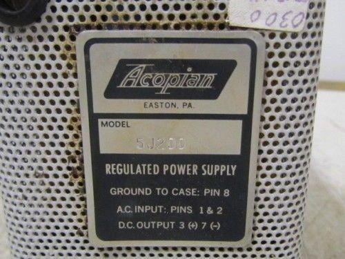 Acopian 5J200 Regulated Power Supply