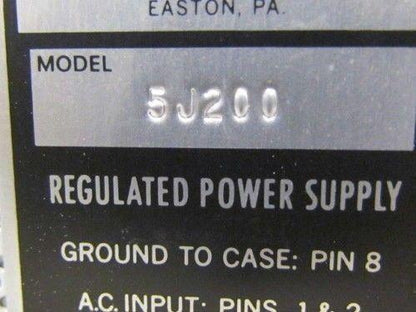 Acopian 5J200 Regulated Power Supply w/Base