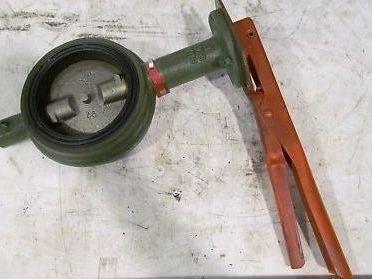 Universal 4" Wafer Style Lever Lock Butterfly Valve NEW