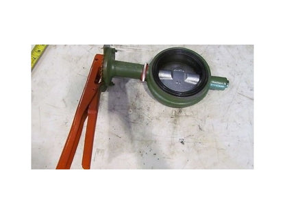 Universal 4" Wafer Style Lever Lock Butterfly Valve NEW