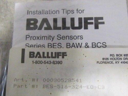 Balluff Bes-516-324-E0-C3 Proximity Sensor NIB