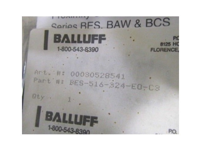 Balluff Bes-516-324-E0-C3 Proximity Sensor NIB